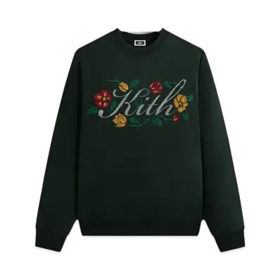 Kith Floral Script Nelson Crewneck "Stadium"