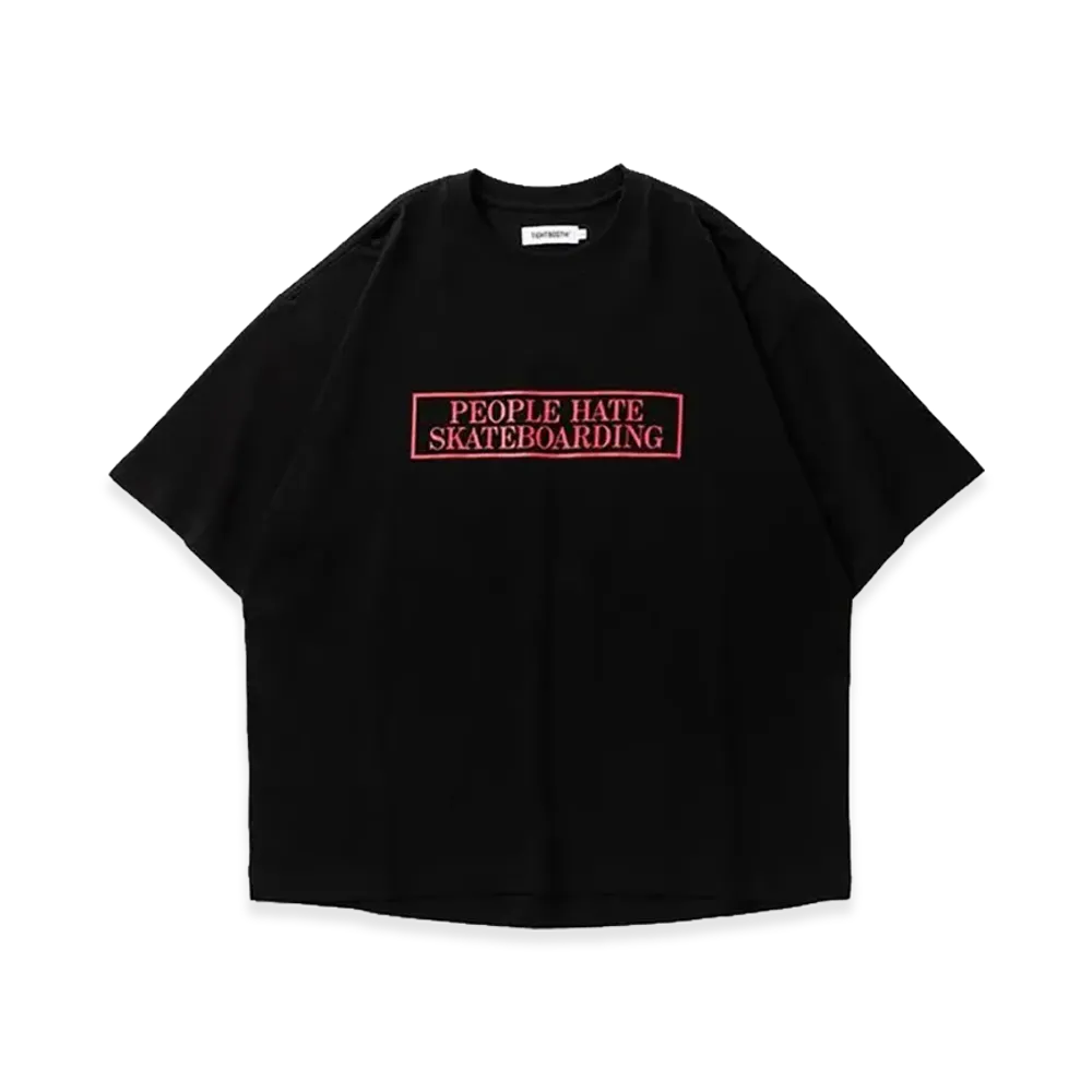 TIGHTBOOTH People Hate Skate Tee "Black"