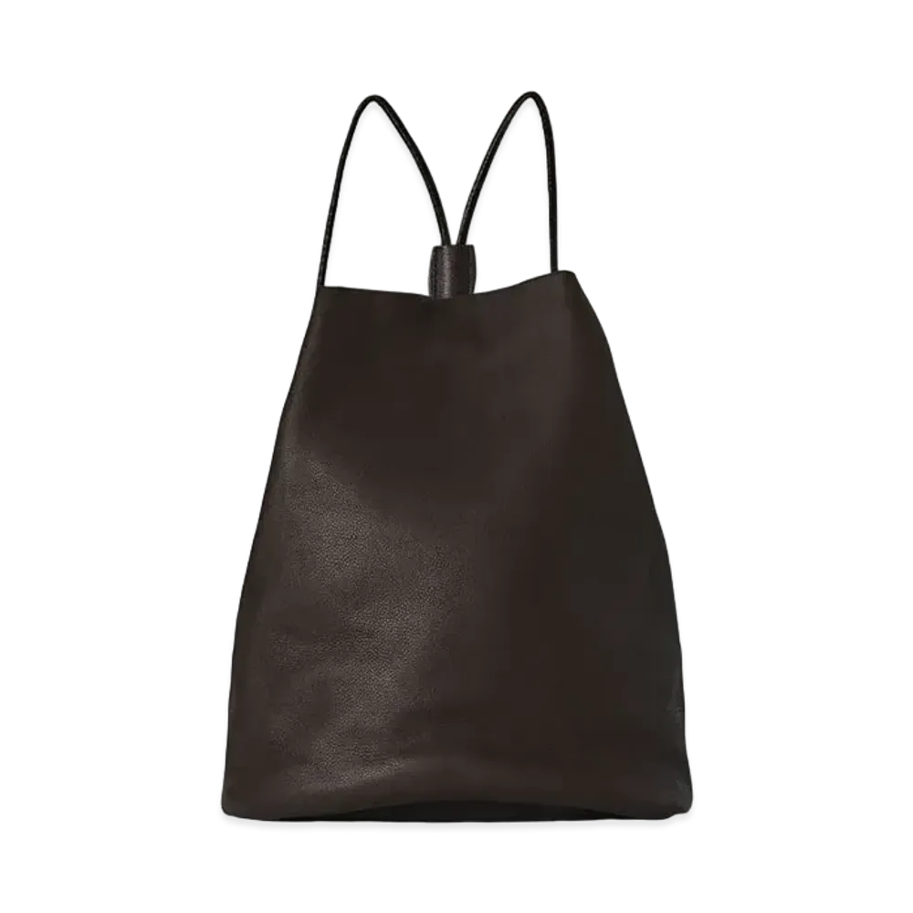 The Row Joe Backpack in Leather "Espresso"