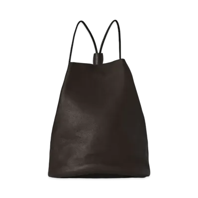 The Row Joe Backpack in Leather "Espresso"