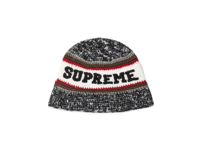 Supreme Knit Logo Crusher "Black"