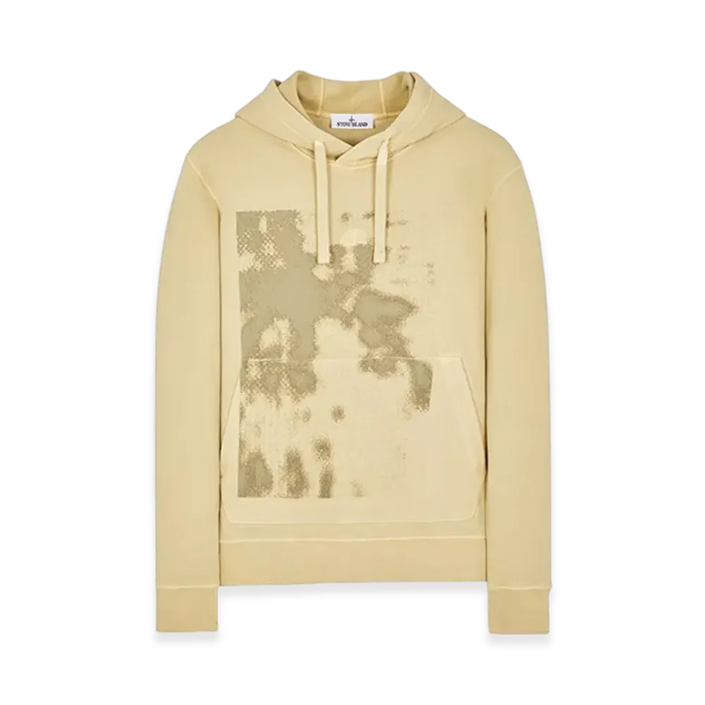 Stone Island 66660 Foam One Print and Embroidery - 23FW "Ecru"