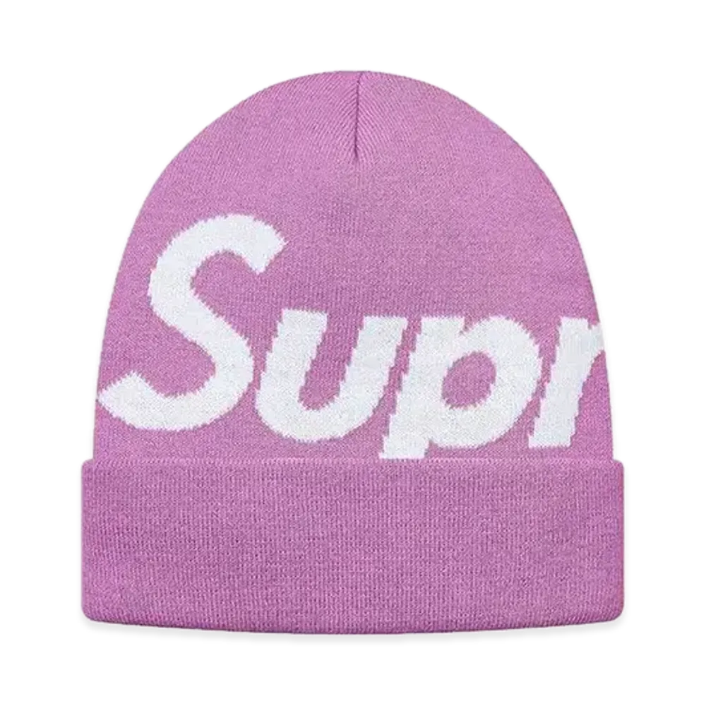 Supreme Big Logo Beanie (FW17) "Light Purple"