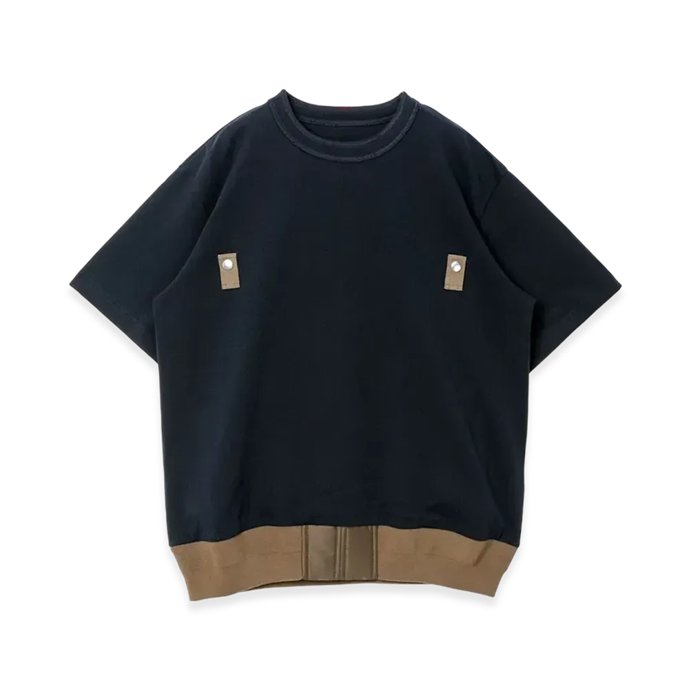 sacai Cotton Jersey T-Shirt "Navy"