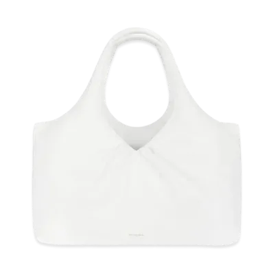 WE11DONE Padded Shopper Bag "White"