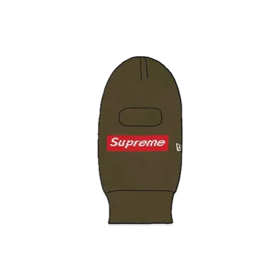 Supreme New Era Box Logo Balaclava "Olive"