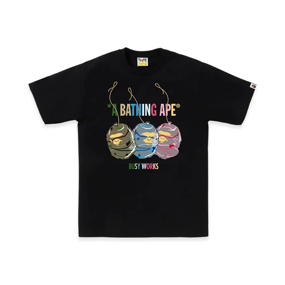 A BATHING APE Water Yoyo Ape Head Tee "Black"