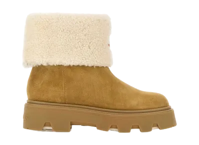 Moncler Women's Aurea Ankle Boots "Beige"