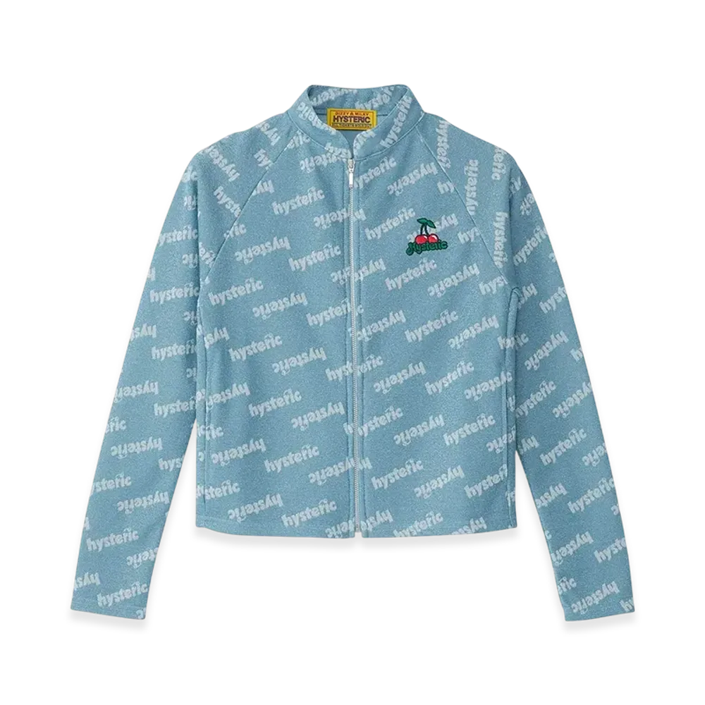 HYSTERIC GLAMOUR Cheery Embroidery Jacket "Blue"