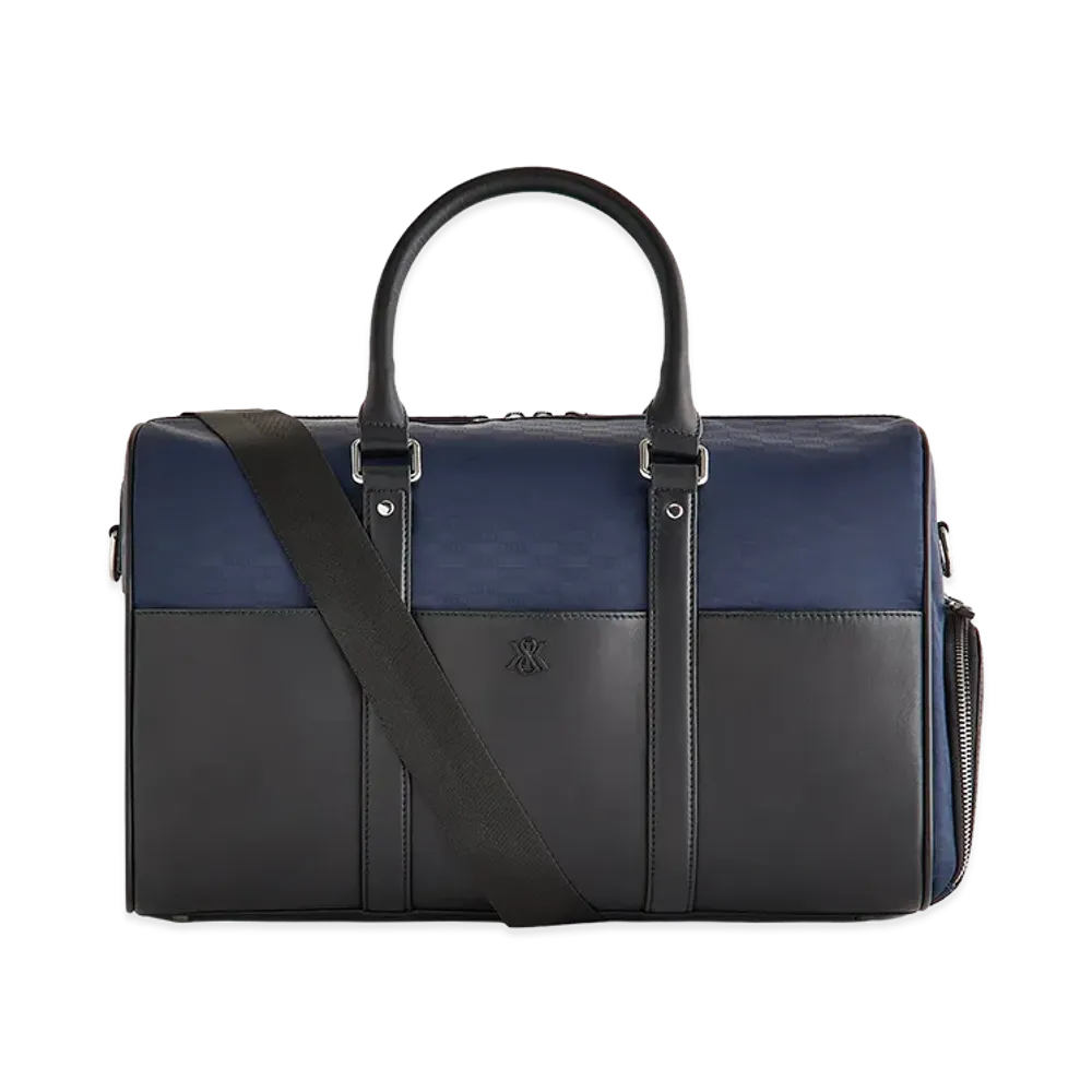 Kith Monogram Nylon Leather Traveler K40 Bag "Nocturnal"