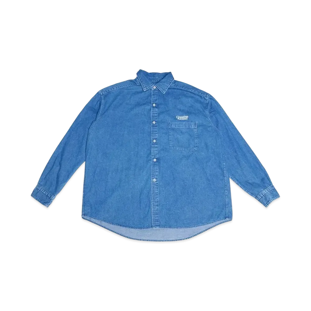 ALOUND Oversized Vintage Denim Shirts "Indigo"