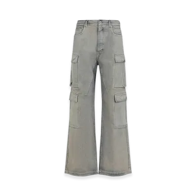 Rick Owens DRKSHDW Double Cargo Jeans "Blue"
