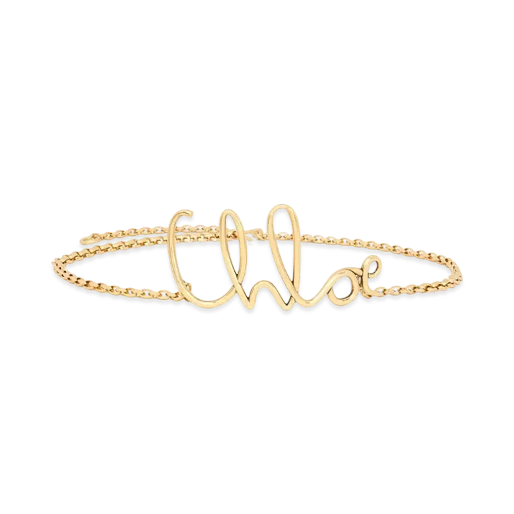 Chloe The Chloe Iconic Small Belt "Vintage Gold"
