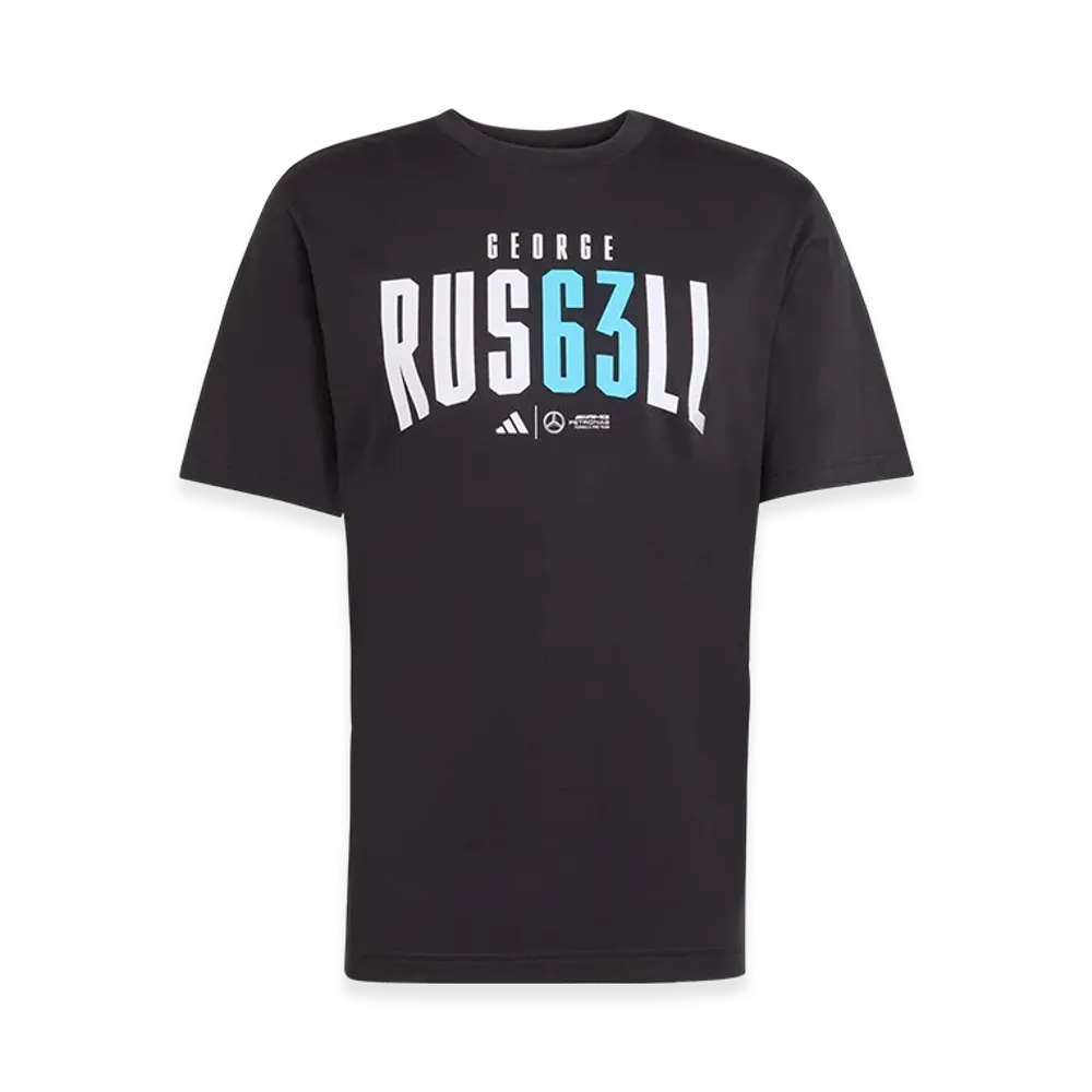 adidas Mercedes AMG Petronas Formula 1 Team George Russell T-shirt "Black"