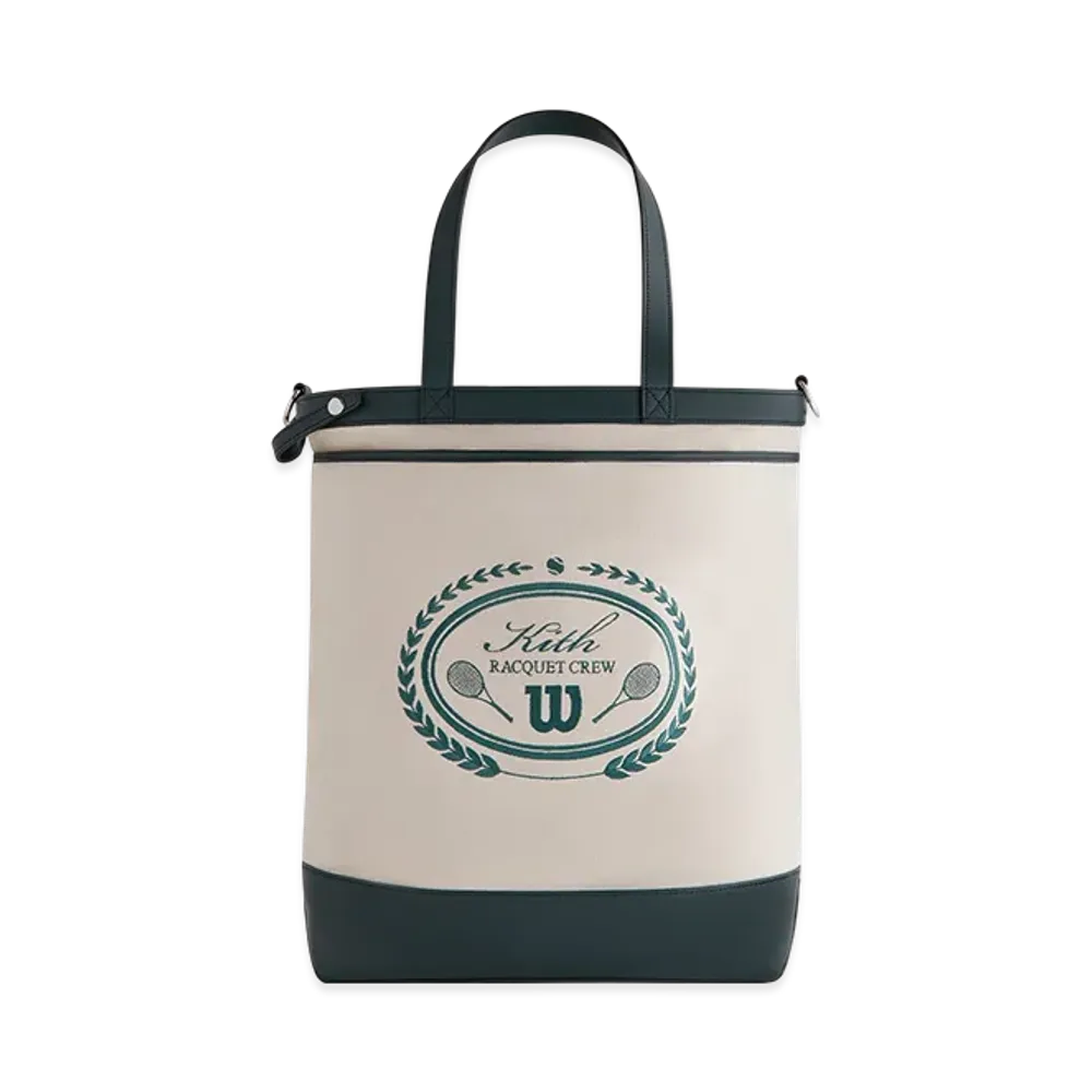 Kith x Wilson Do All Leather Trimmed Canvas Tote "Stadium"