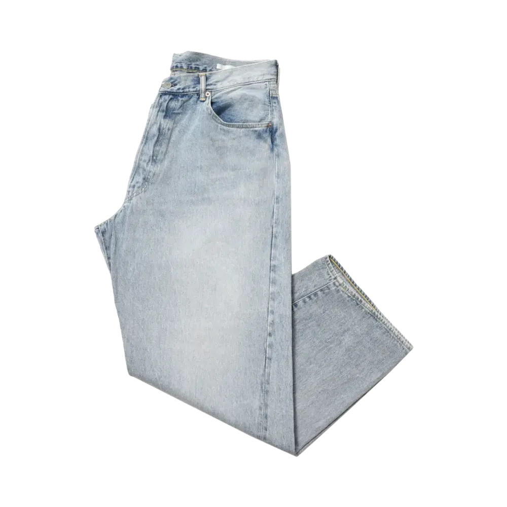 COMOLI 5P Denim Pants - 22AW "Bleach"