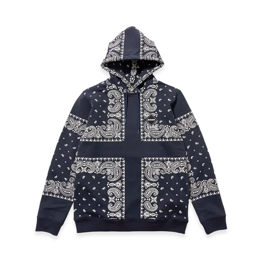 F.C.Real Bristol Bandana Sweat Hoodie "Navy"