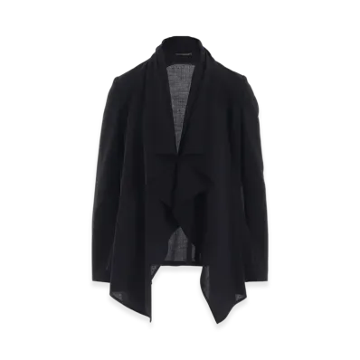 Yohji Yamamoto Wool Gauze Jacket "Black"