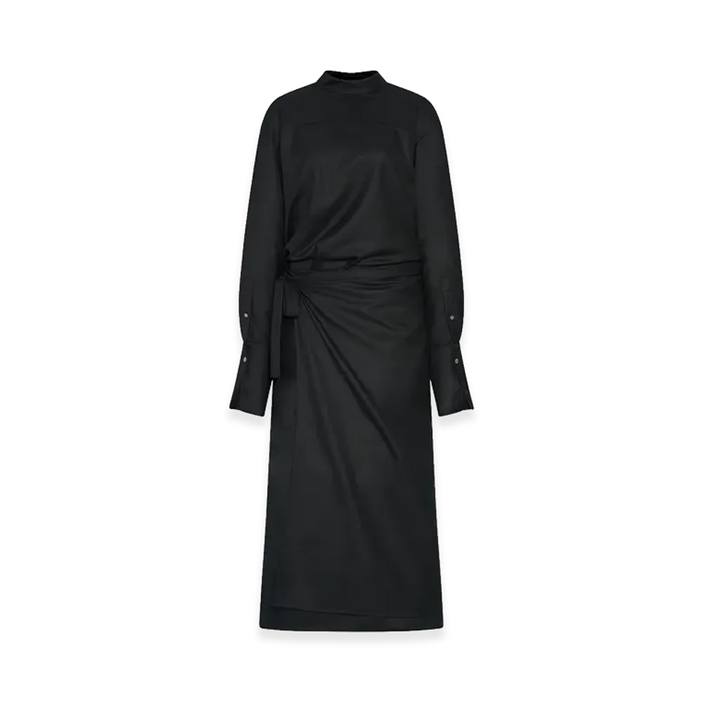The Row Women's Thalassa Virgin Wool Dress "Black"