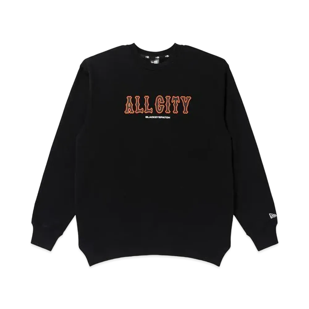 BlackEyePatch YOMIURI GIANTS NEW ERA Crew Sweat "Black"