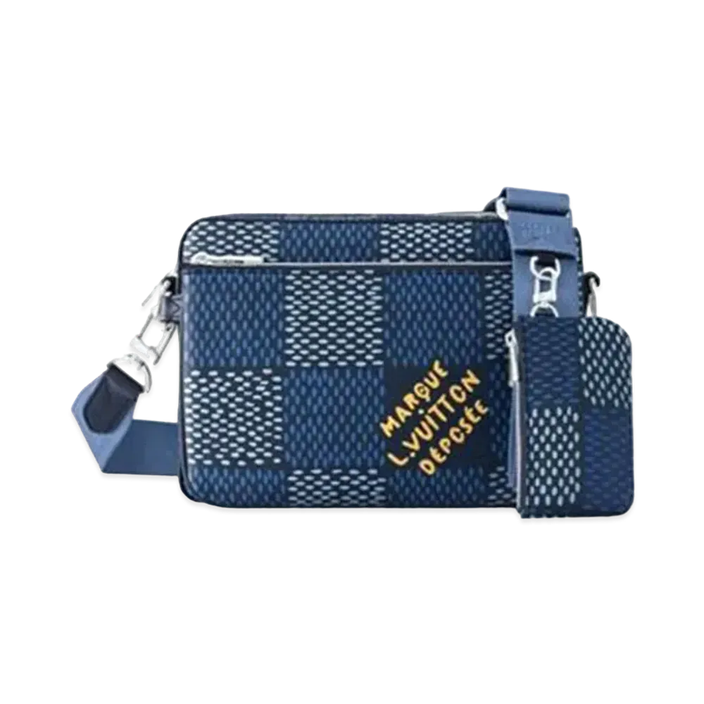 Louis Vuitton Trio Messenger Damier Heritage "Blue"