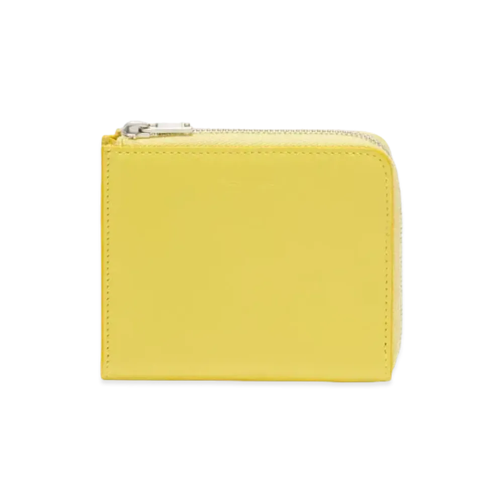 Jil Sander Credit Card Purse "Yellow"