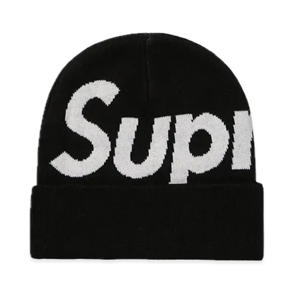 Supreme Big Logo Beanie "Black"