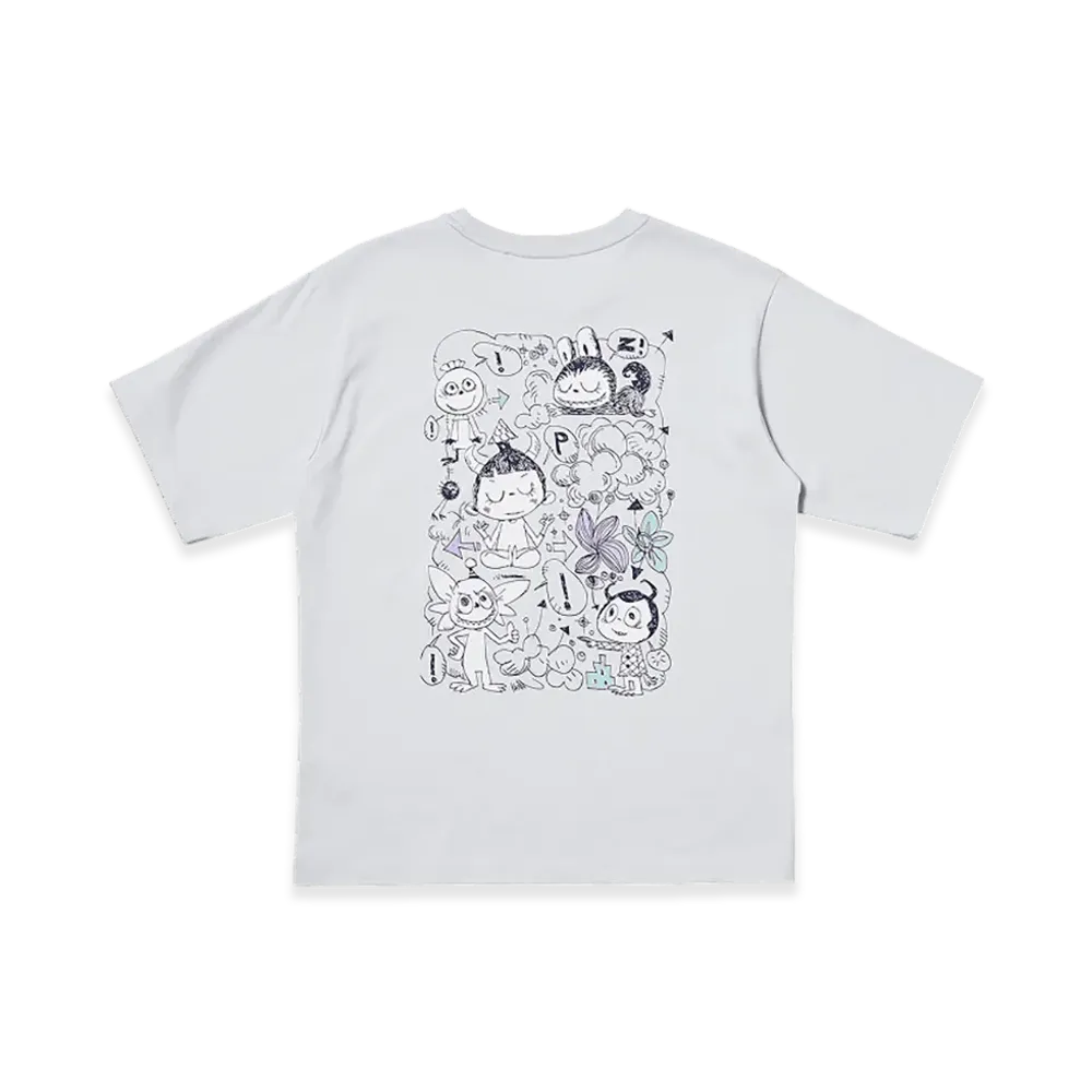 Uniqlo x POP MART THE MONSTERS (LABUBU) Women's UT "Light Grey"