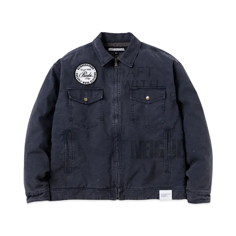 NEIGHBORHOOD Duck Work Jacket "Black"