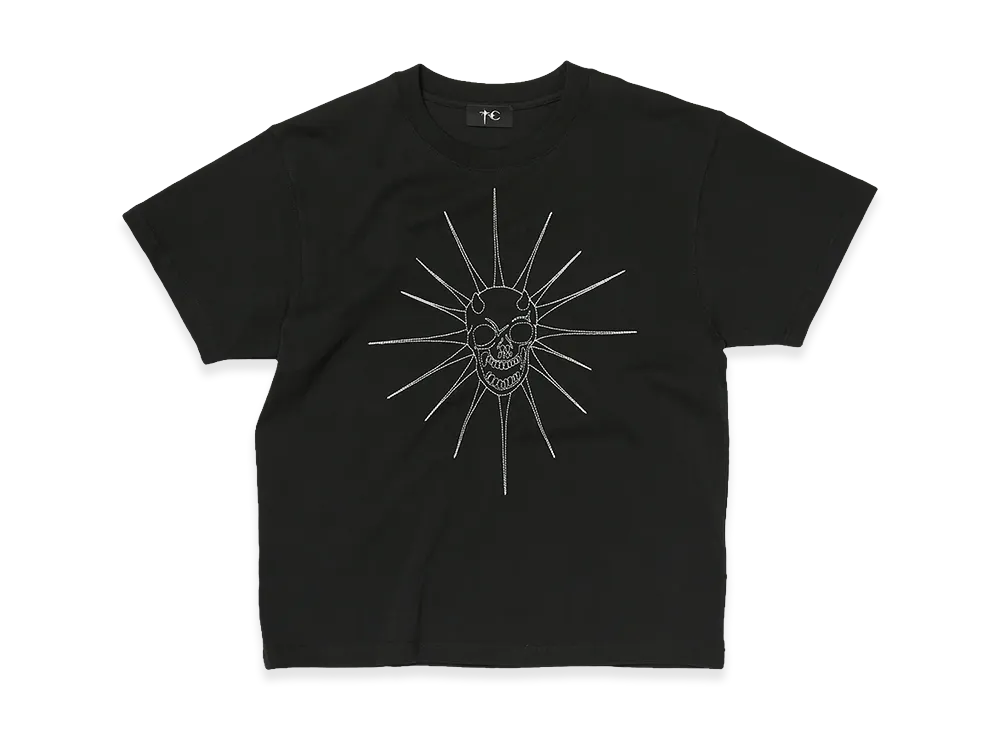 THUG CLUB TC Riding Skull StiTCh T-Shirt "Black"