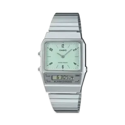 Casio Classic AQ-800E-3AJF "Silver/Green"
