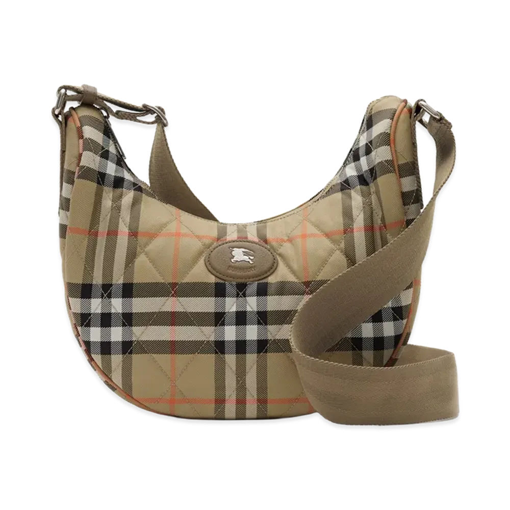 Burberry Large Horseshoe Crossbody Bag "Sand Beige"