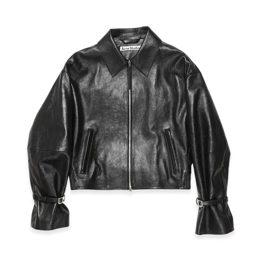 Acne Studios Leather Jacket "Black"