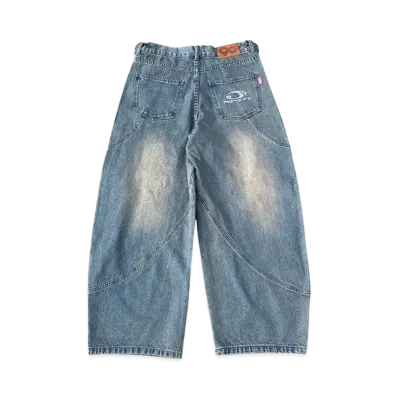 9090 Yoke Denim Ballon Pants "SAND BEIGE"