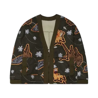 P.A.M. OFF THE TRACK RECYCLED LINER JACKET "ERMINE"
