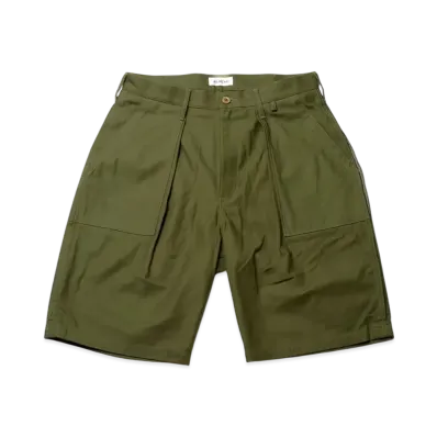 ALOUND Ventilation Baked Shorts "Olive Drab"