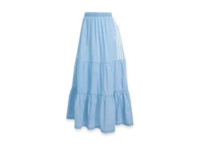 adidas Women's Summer Glow Denim Skirt "Light Blue"