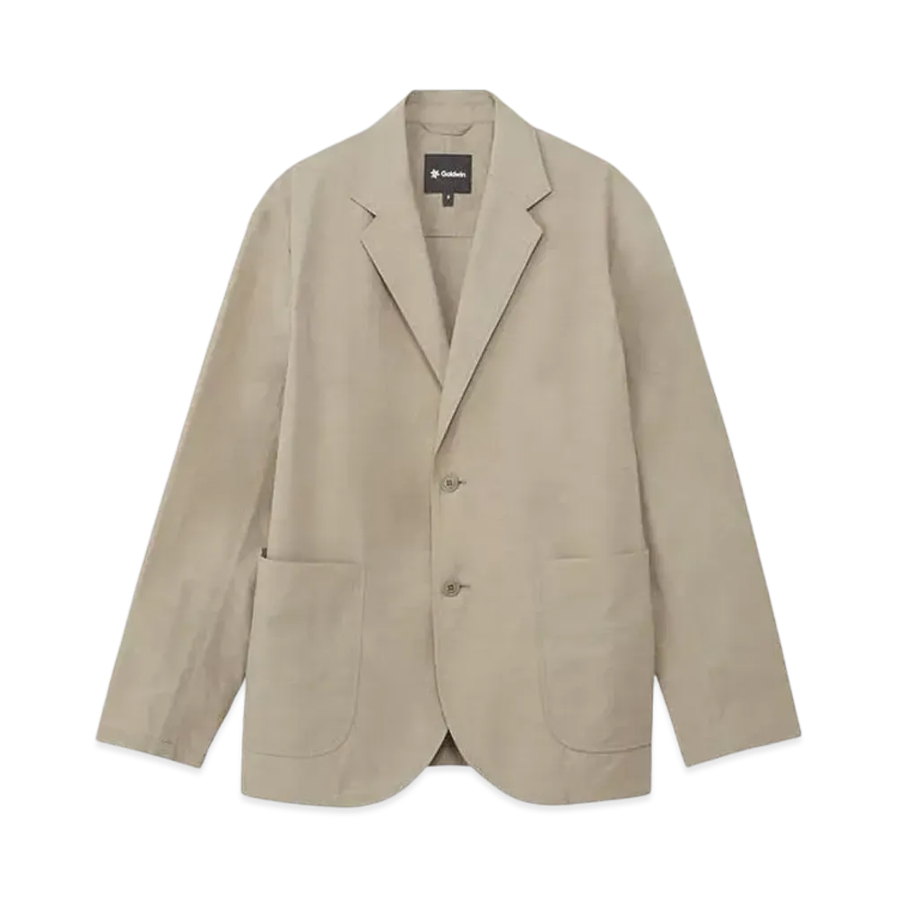 Goldwin Relax Nylon Two-Button Jacket (Unisex) "Grayish Sand"