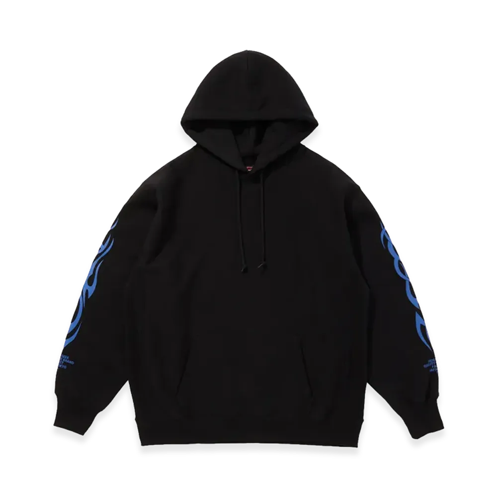 Hide and Seek Mad Hooded Sweat Shirt "Black/Blue"
