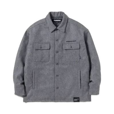 NEIGHBORHOOD CPO Shirt LS "Gray"