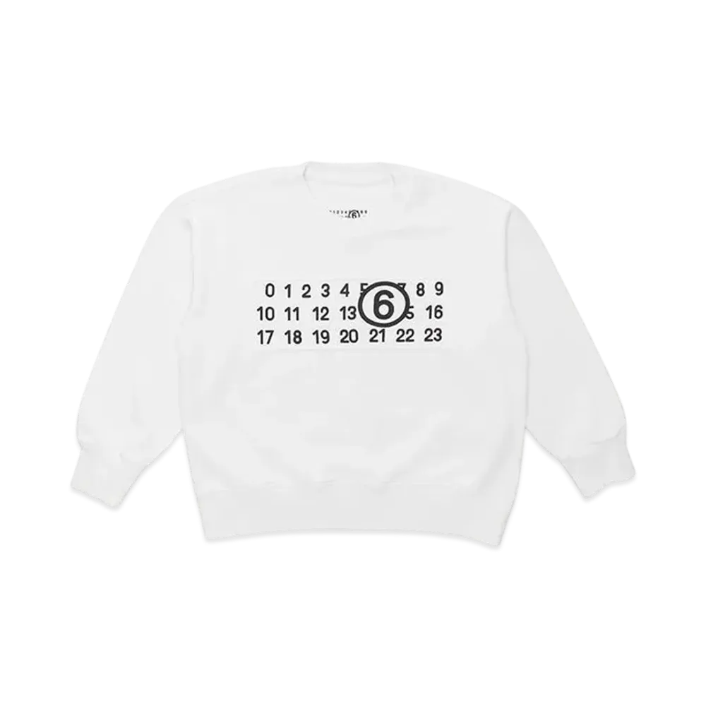 MM6 Maison Margiela Kids Sweatshirts "White"