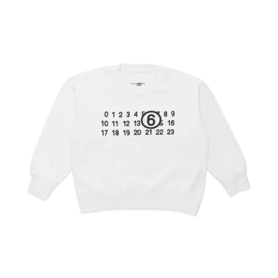 MM6 Maison Margiela Kids Sweatshirts "White"