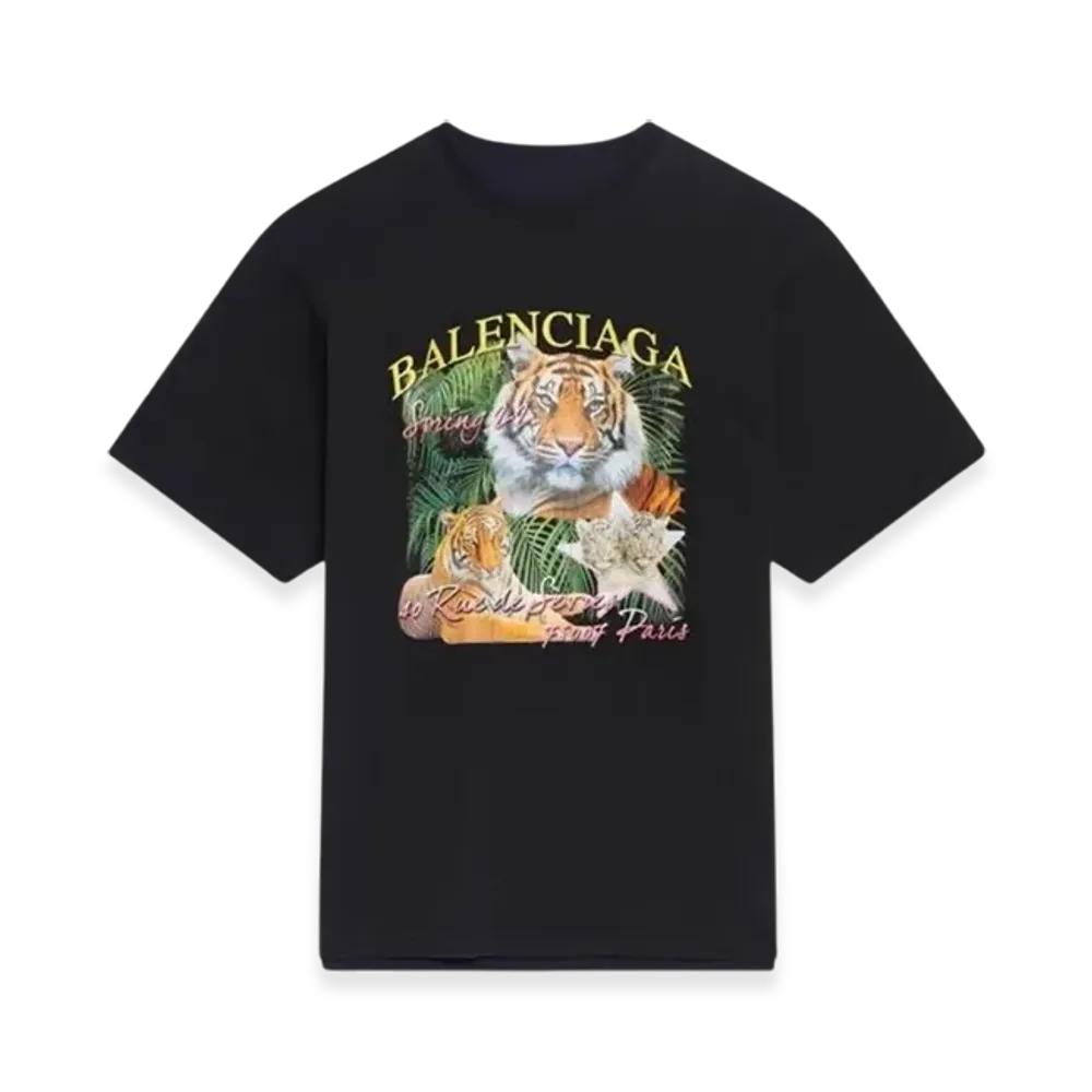 BALENCIAGA Year of the Tiger T-Shirt "Black"