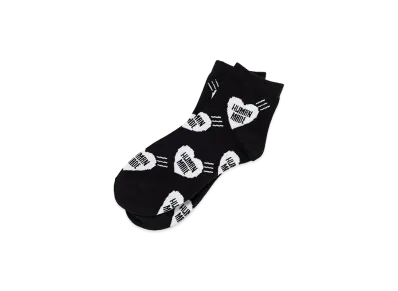 HUMAN MADE Heart Short Socks "Black"