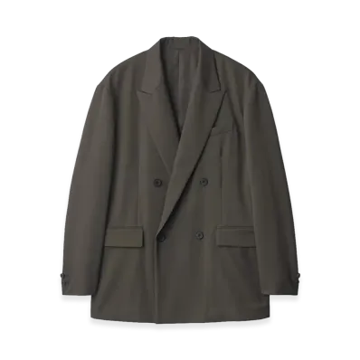 ssstein Double Breasted Blazer "Grey Khaki"
