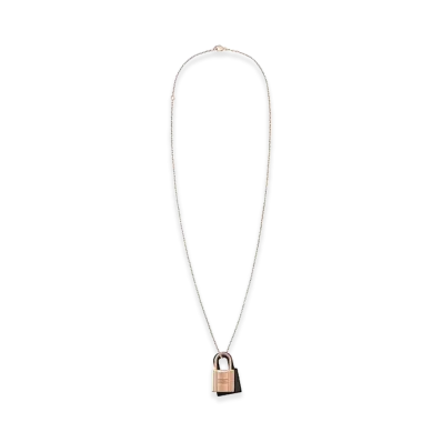 Hermes Small O Kelly Pendant Swift "Rose Gold/Noir"