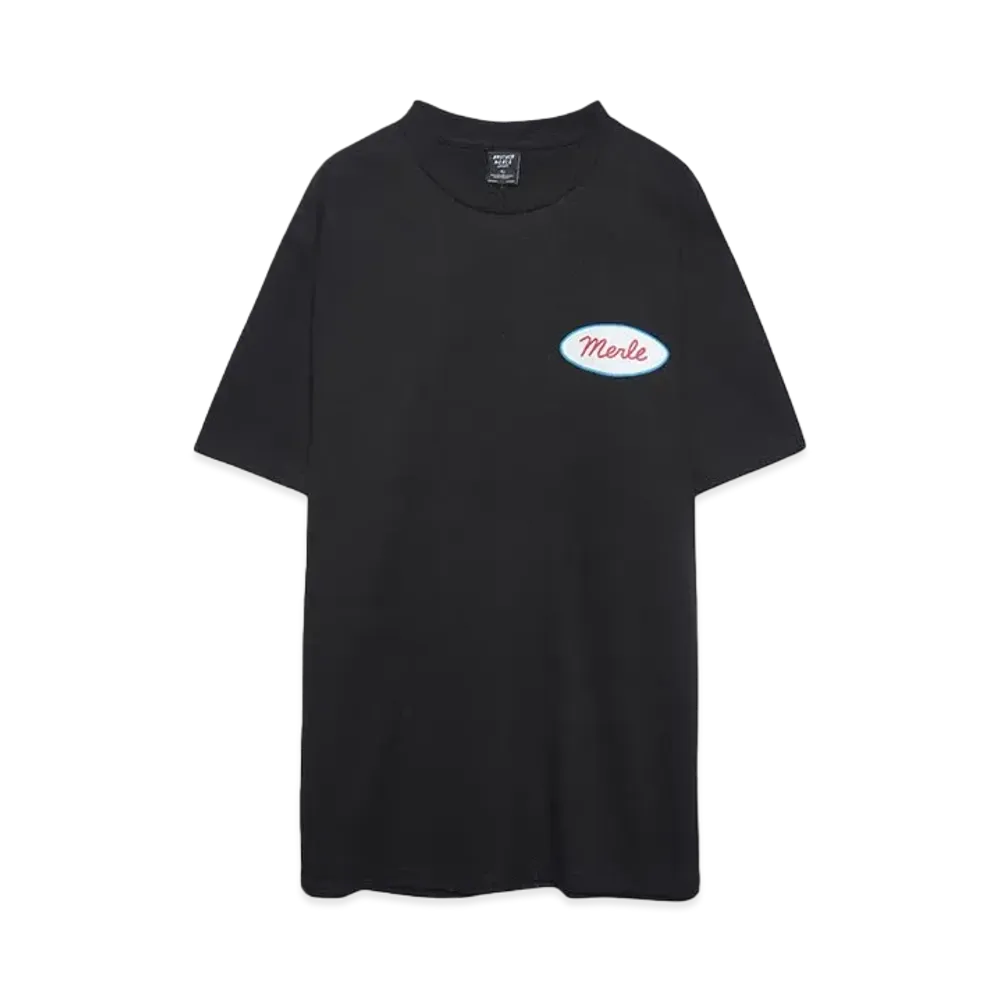 BROTHER MERLE Men's Knit S/S Crew T-Shirt - Freedom "Black"