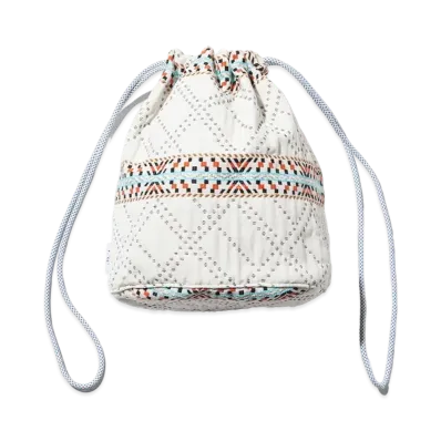 F/CE. Embroidered Purse S "Ivory"