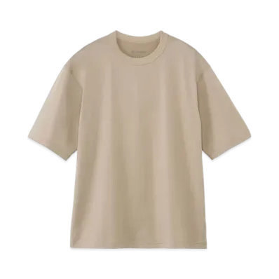 Goldwin Re-Optimum Plating Jersey Oversized T-Shirt (C3 Fit/Unisex) "Grayish Sand"