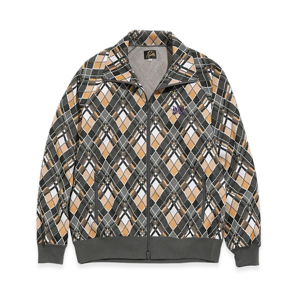 NEEDLES Track Jacket - Poly JQ. "Bias Plaid"